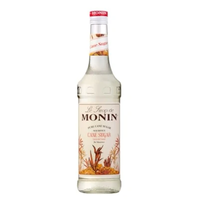 Image de MONIN Sirop de sucre canne pur 700 ml pour cocktails et cafés. Convient aux végétaliens, sans allergènes, saveurs colorants 100% naturels