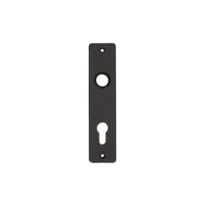 Afbeelding van Ami 180/41 RH kortschild aluminium PC 72 zwart RAL 9005 structuur finish 739116