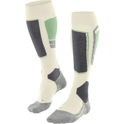 Afbeelding van Falke SK4 Advanced Skiing Light Cushioned Kniekousen, Dames, Maat: 35/36, Offwhite