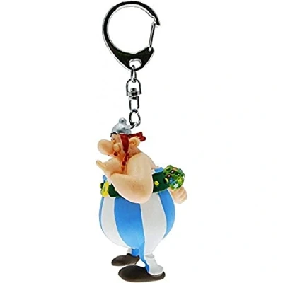Afbeelding van Plastoy Asterix 3D Sleutelhanger Obelix With Flowers 13 cm Multicolours