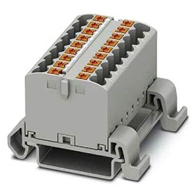 Afbeelding van Phoenix Contact PTFIX 18X2,5 NS35A GY 3273176 Verdeelblok 0.14 mm² 2.50 Grijs 8 stuk(s)