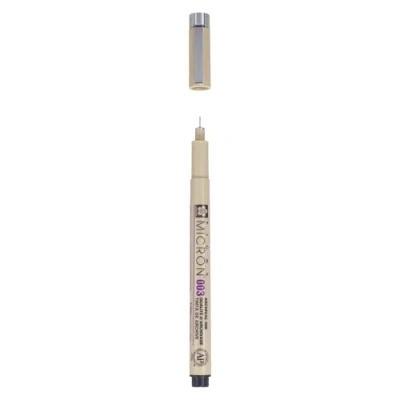 Afbeelding van Fineliner Sakura pigma micron 003 zwart 0.15mm