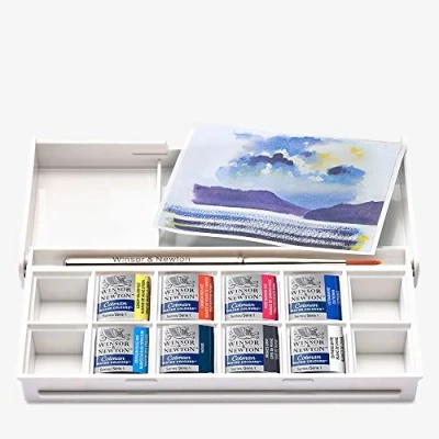 Image de Aquarelle Winsor &amp; Newton Pocket Set Skyscape Cotman x 8