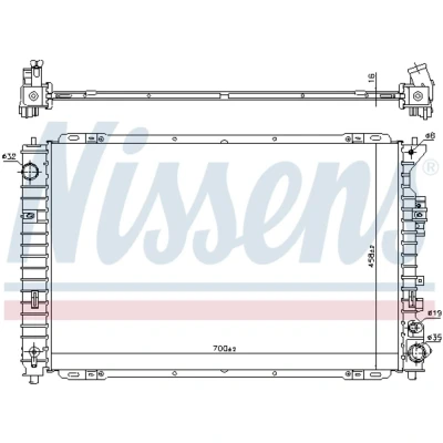 Afbeelding van Nissens Radiateur 606556