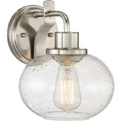 Afbeelding van Quoizel LED Wandlamp Trilogy 1X E27 Max 60W Brushed Nickel