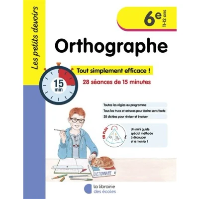 Image de Les petits devoirs Orthographe 6e