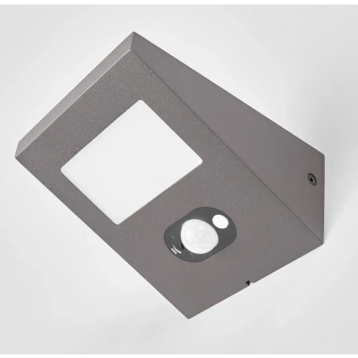 Afbeelding van Lucande solar buitenlamp 1licht aluminium, kunststof H: 6.6 cm granietgrijs, wit Inclusief lichtbron