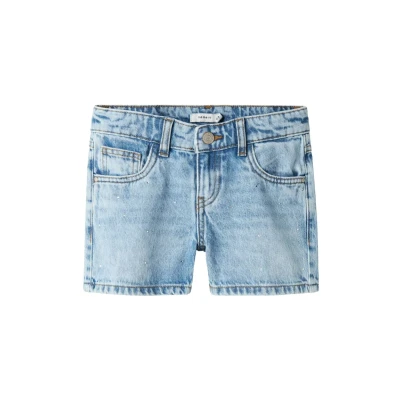 Afbeelding van Name It Rose Denim Short Junior Maat 116