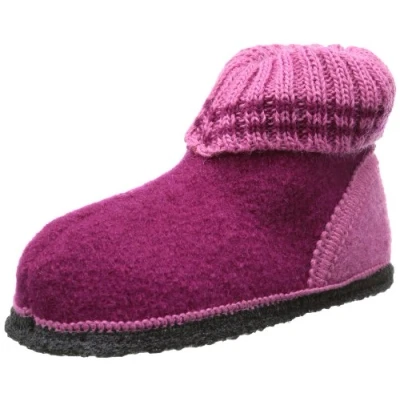 Afbeelding van Beck Warmfutter OETZ Pantoffels voor kinderen, Maat: 42, Bordeaux Wol