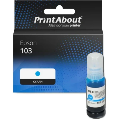 Afbeelding van Huismerk Epson 103 (C13T00S24A) Inktcartridge Cyaan