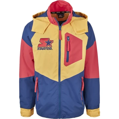 Afbeelding van Starter Multicolored LOGO Lichte jas, Heren, Maat: Small, Red/blue/yellow