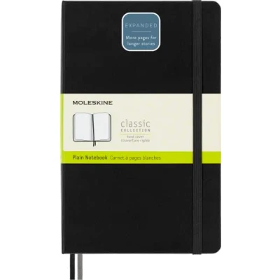Afbeelding van Moleskine Nb Cl Exp Lg Pln Hc Black Zwart