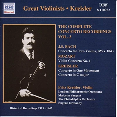 Afbeelding van Fritz Kreisler Great Violinists (CD)