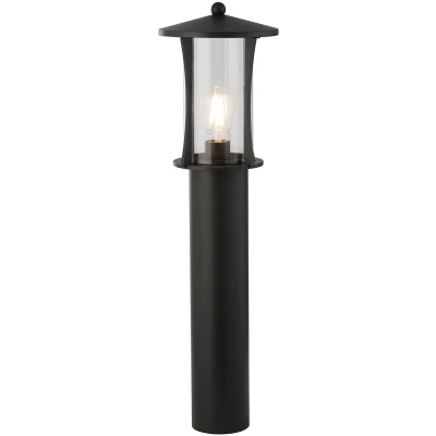 Afbeelding van Tuinpadverlichting, IP44, zwart, hoogte 73 cm, metaal