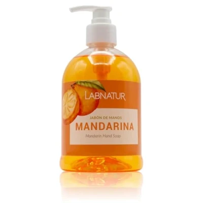 Afbeelding van Sys Zeepdispenser Mandarijn Incl. 500ml Zeep Reinigend &amp; Versterkend Handzeep Pomp Zeeppomp