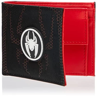 Afbeelding van Marvel SpiderMan Miles Morales Bifold portemonnee Zwart