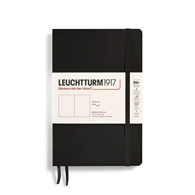 Afbeelding van Leuchtturm B6+ Paperback Softcover Notebook Plain