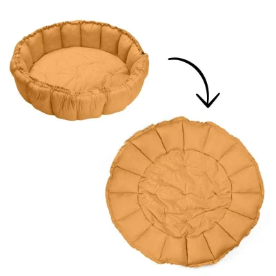 Afbeelding van Play&amp;go 3 in 1 speelkleed organic bloom mustard