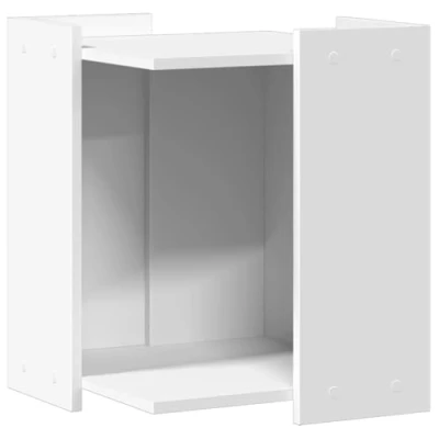 Afbeelding van Kattenbakkast 42x42x51 cm bewerkt hout wit