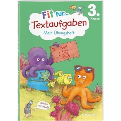 Afbeelding van Fit für Textaufgaben 3. Klasse. Mein Übungsheft