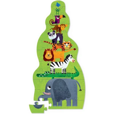 Afbeelding van Crocodile creek vloerpuzzel jungle 30st