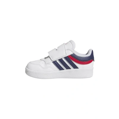 Afbeelding van adidas HOOPS 4.0 SHOES schoenen, uniseks, baby, Ftwr Wit/Donker Blauw/Better Scarlet, 24 EU