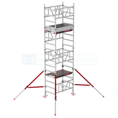 Afbeelding van Eenpersoonssteiger Altrex MiTOWER L120xB75cm 5.20m werkhoogte Fiber Deck platformen