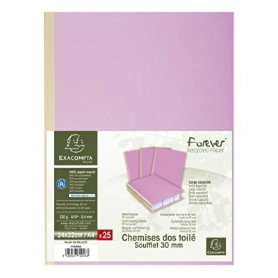 Afbeelding van Verpakking met 25 schriften, 320 g/m², rug 3 cm, A4