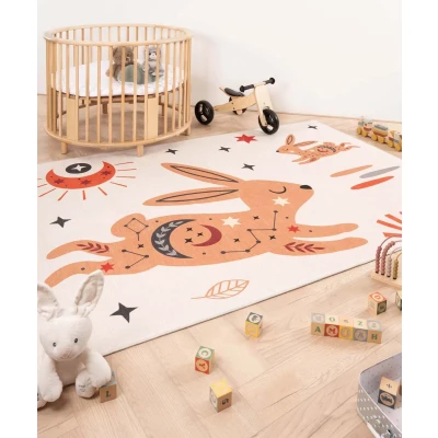 Afbeelding van Kinderkleed Konijn Happy Dreams Multicolor 140x200 Cm