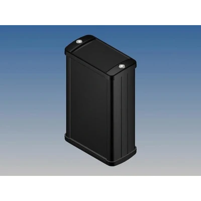 Afbeelding van ALUMINIUM BEHUIZING ZWART 100 x 59.9 30.9 mm met flens