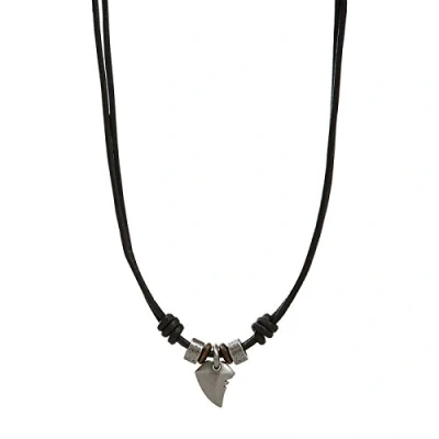 Afbeelding van Fossil Vintage Casual Heren Stalen Ketting Zwart
