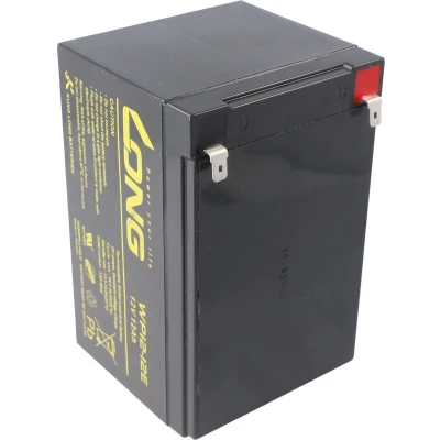 Afbeelding van Kung Long WP12 12E F2 cyclusbestendige lood vlies accu, 12V, 12Ah met 6,3 mm Faston aansluiting