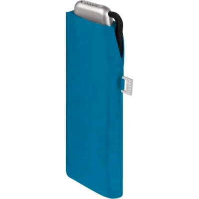 Afbeelding van Doppler Zakparaplu van koolstofstaal, slim effen, praktisch formaat, licht, 22 cm, Ultra blauw, UV bescherming, 90 Blue bescherming