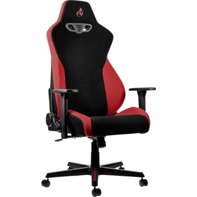 Afbeelding van Nitro Concepts S300 Inferno Red Gaming stoel Zwart, Rood