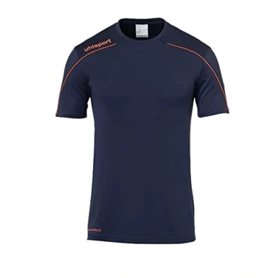 Afbeelding van Uhlsport Stream 22 Shirt Korte Mouw Heren Marine / Fluorood Maat: 3XL