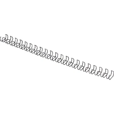Afbeelding van GBC MultiBind Draadruggen Zwart 14mm (100)