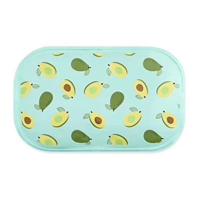 Afbeelding van Navaris XL hot &amp; cold pack Herbruikbaar koud en warm kompres Verkoelend verwarmend Gelpack met avocado print