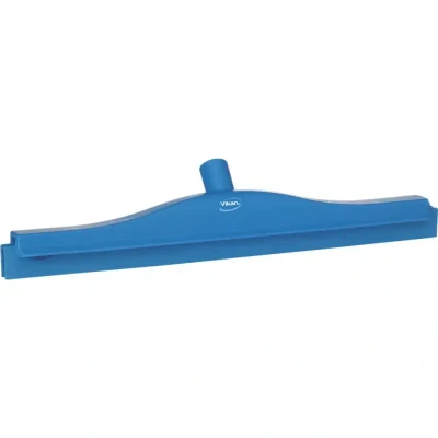 Afbeelding van Vikan Vloertrekkers Met Vaste Nek Full Colour Hygiëne Vloertrekker Polypropyleen En Tpe Rubber 50cm Breed Blauw