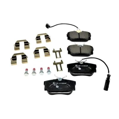 Afbeelding van HELLA 8DB 355 018 571 Remblokkenset Met slijtage waarschuwingscontact remzadelschroef toebehoren VOLKSWAGEN: Transporter 4, Sharan I