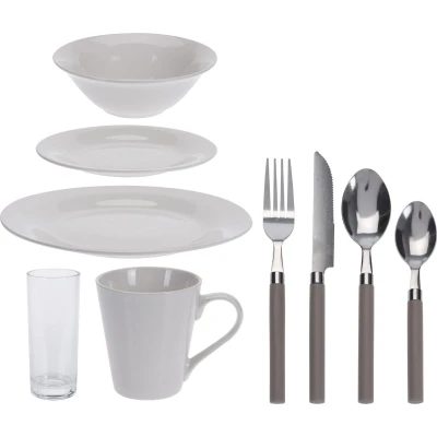 Afbeelding van Serviesset Excellent Houseware Stockholm Porselein Wit 36 Onderdelen