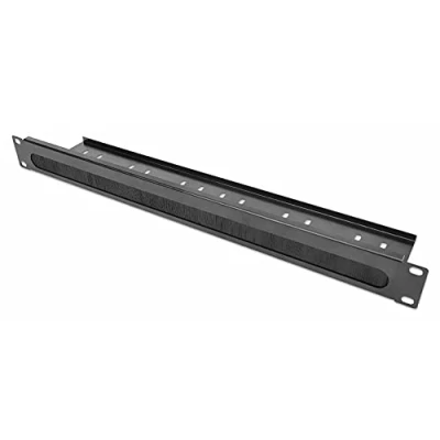 Afbeelding van Intellinet 715812, Kabelgoot, Zwart, Staal, 1U, 483 mm, 9,21 cm