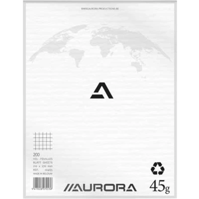 Afbeelding van Kladblok Aurora 210x270mm ruit 5x5mm 200vel