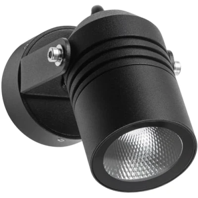 Afbeelding van LED buitenwandspot 5019, zwart, IP54