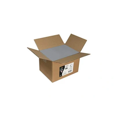 Afbeelding van Clairefontaine 5632C karton met 200 enveloppen, formaat C5, 516,2 x 22,9 cm, 120 g/m², staalgrijs, uitnodiging en equivalent stuifmeel serie premium papier glad