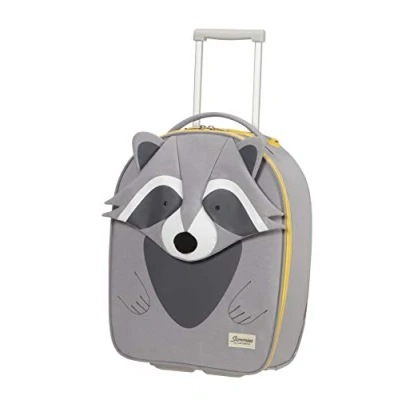 Afbeelding van Sammies by Samsonite Happy Eco Upright 45 raccoon remy Zachte koffer