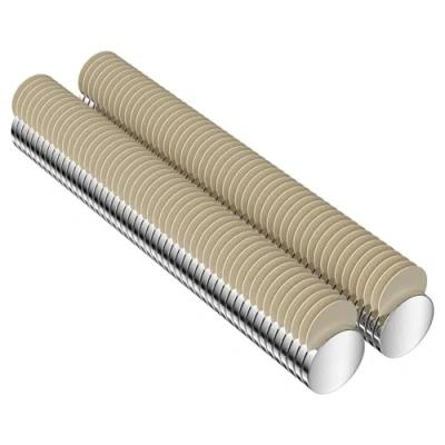 Afbeelding van Riloventa 100 stuks kleine neodymium magneten, 8 x 1 mm magneten koelkastmagneetbord, sterke zelfklevende mini rond, neodymium, zelfklevend, krachtig, plakkerig