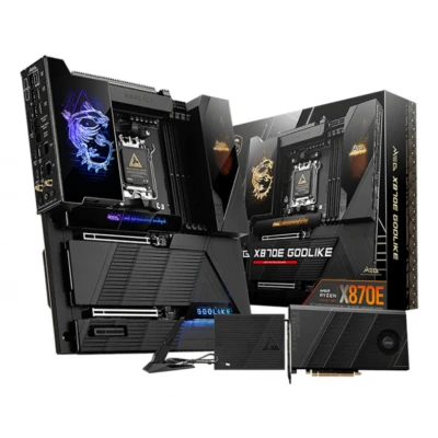 Afbeelding van MSI MEG X870E GODLIKE (AM5, AMD X870E, E ATX), Moederbord