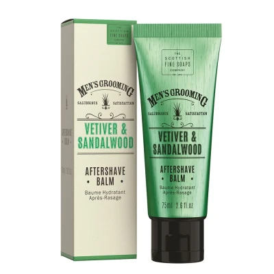 Afbeelding van Scottish Fine Soaps Baume Soins hommes Vétiver et bois de santal après rasage