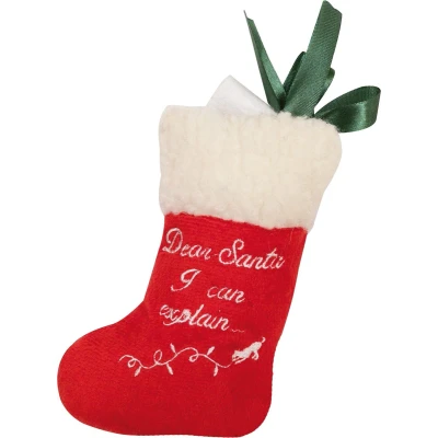 Afbeelding van Croci Xmas kerstsok kat pluche