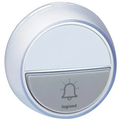 Afbeelding van Legrand Standaard deurbel wit IP44 100m blister